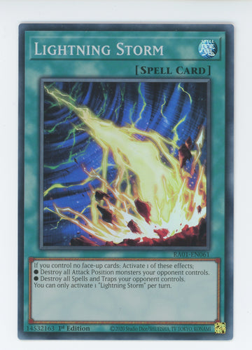 RA01-EN061 - Lightning Storm - Super Rare - 25th Anniversary Rarity Collection