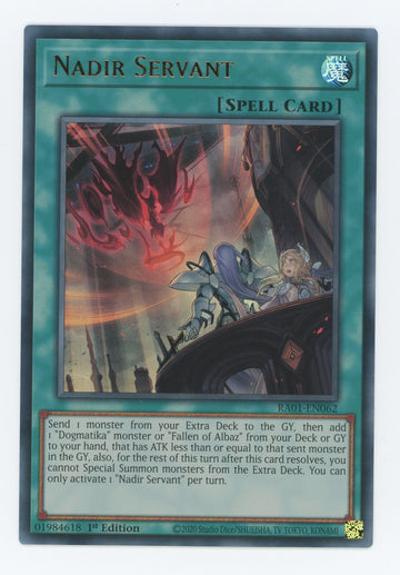 RA01-EN062 - Nadir Servant (UR) - Ultra Rare - 25th Anniversary Rarity Collection