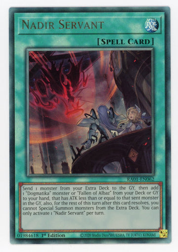 RA01-EN062 - Nadir Servant (PUR) - Ultimate Rare - 25th Anniversary Rarity Collection