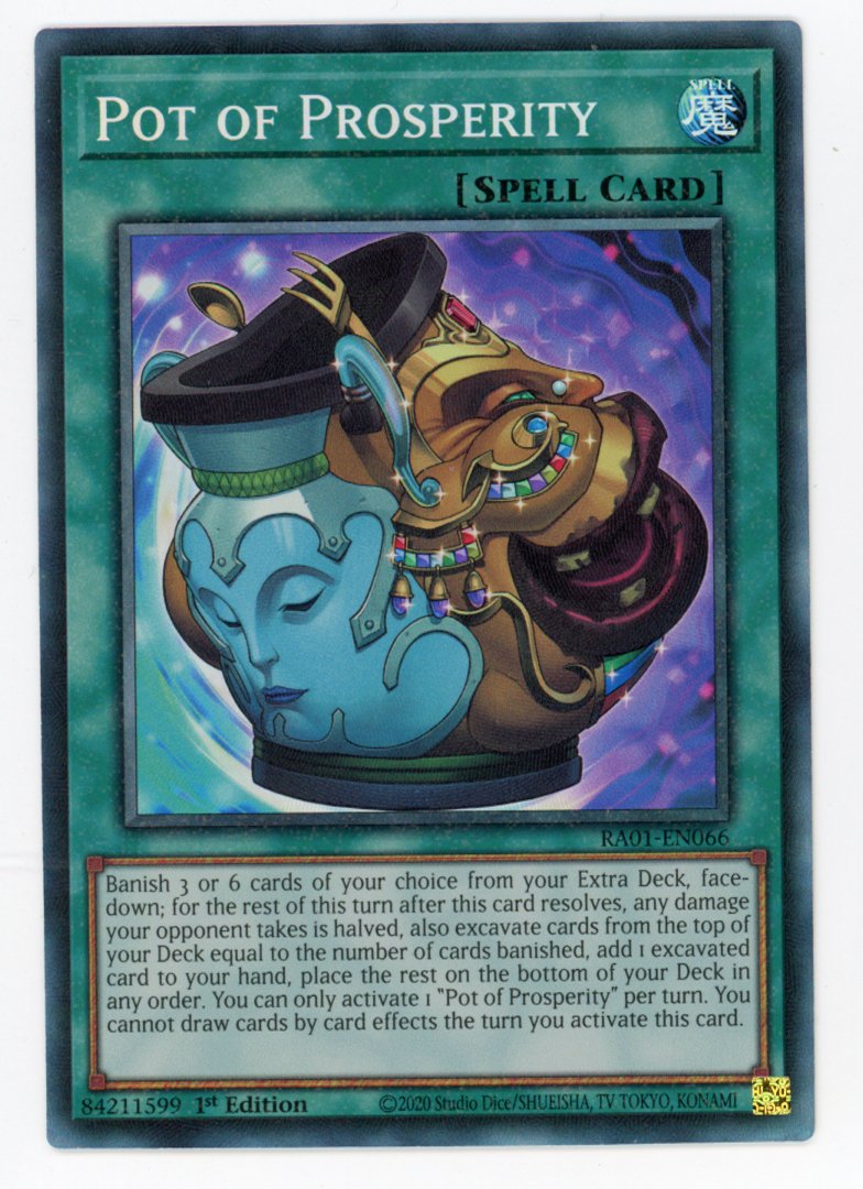 RA01-EN066 - Pot of Prosperity - Collector's Rare - Normal Spell - Rarity Collection