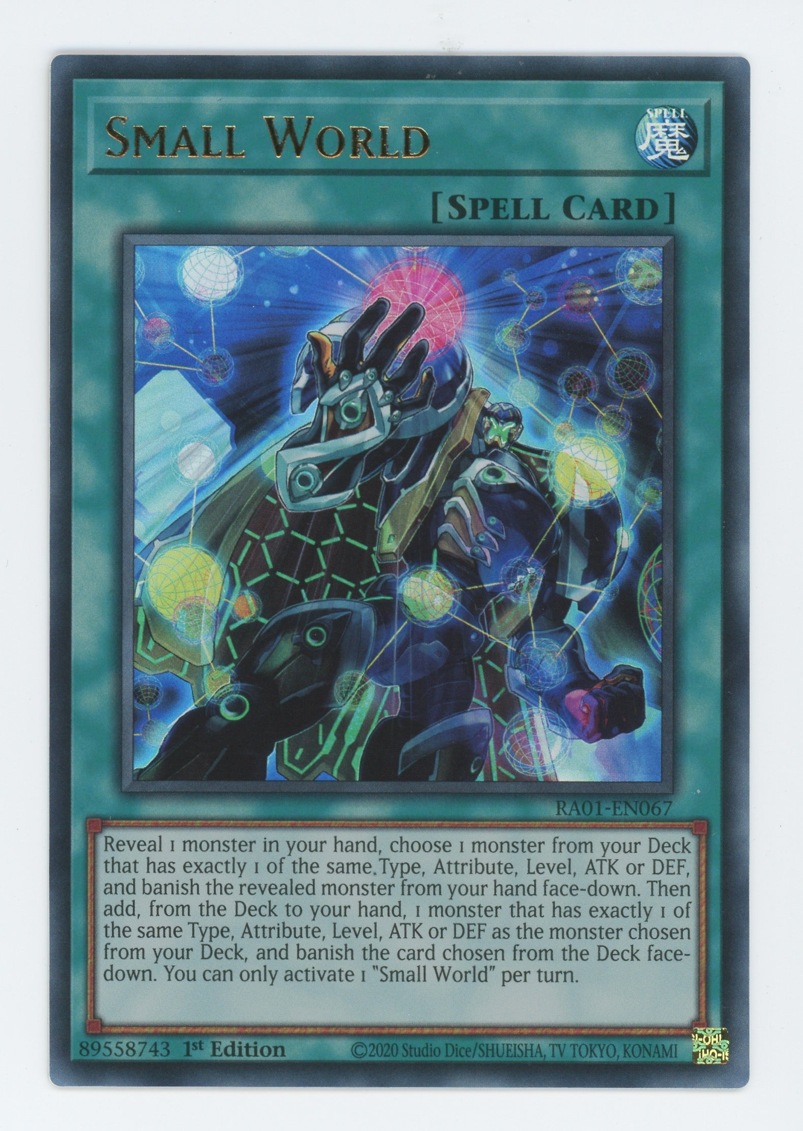 RA01-EN067 - Small World - Ultra Rare - Normal Spell - Rarity Collection