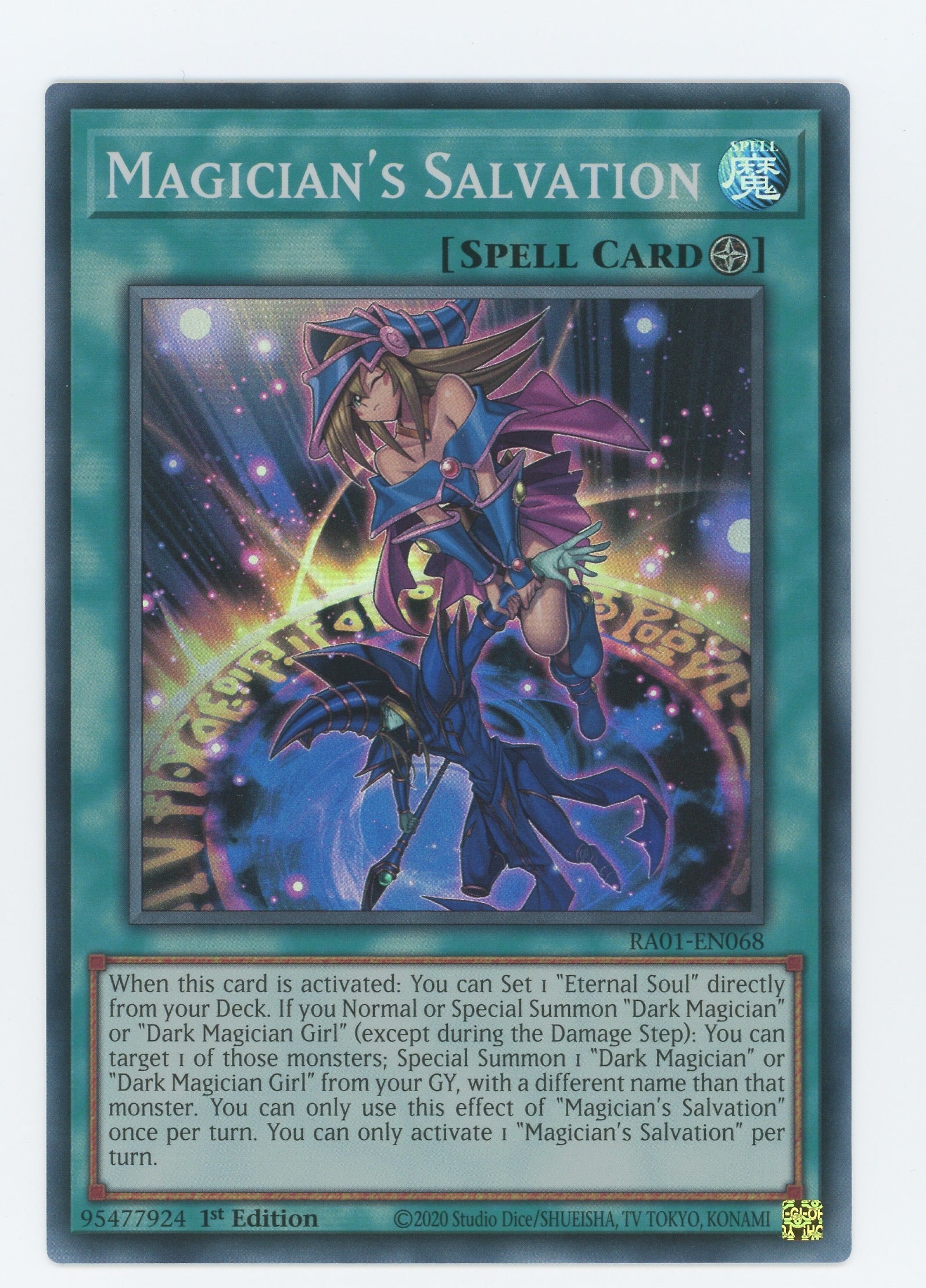 RA01-EN068 - Magician's Salvation - Super Rare - Field Spell - Rarity Collection