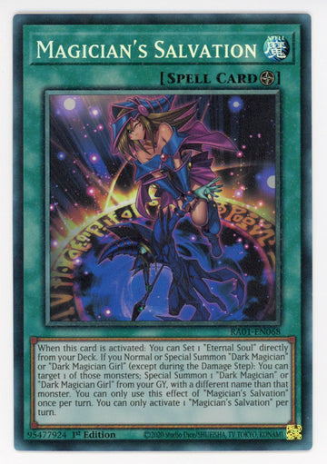 RA01-EN068 - Magician's Salvation (PCR) - Collector's Rare - 25th Anniversary Rarity Collection