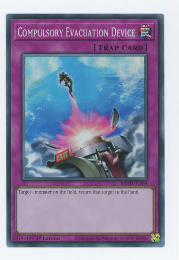 RA01-EN069 - Compulsory Evacuation Device - Super Rare - 25th Anniversary Rarity Collection
