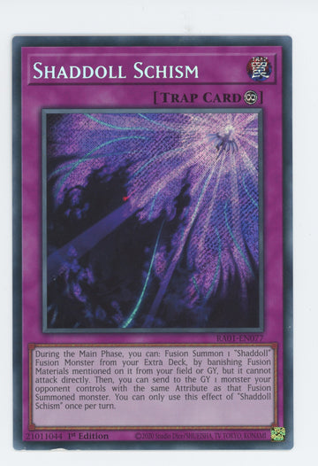 RA01-EN077 - Shaddoll Schism - Secret Rare - 25th Anniversary Rarity Collection