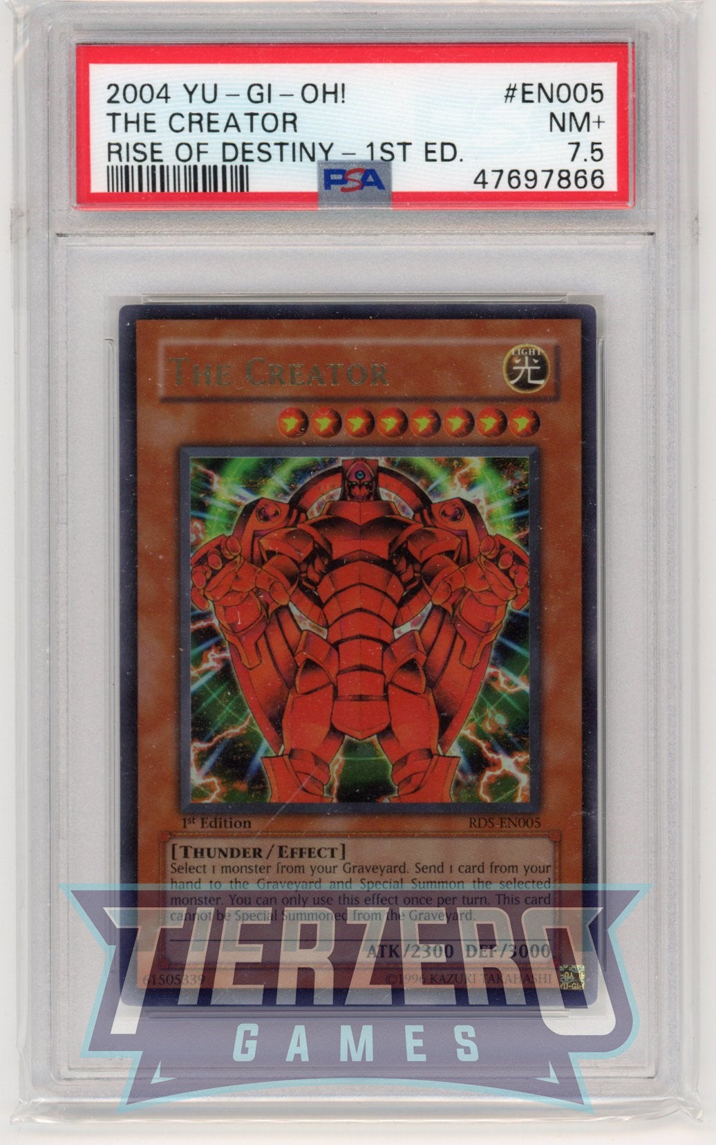 RDS-EN005 - The Creator - Ultra Rare - PSA 7.5 - 1st Edition