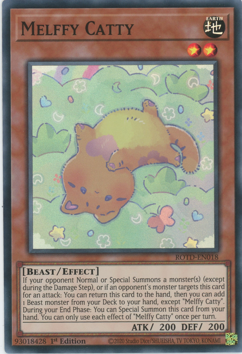 ROTD-EN018 - Melffy Catty - Super Rare - Effect Monster - Rise of the Duelist