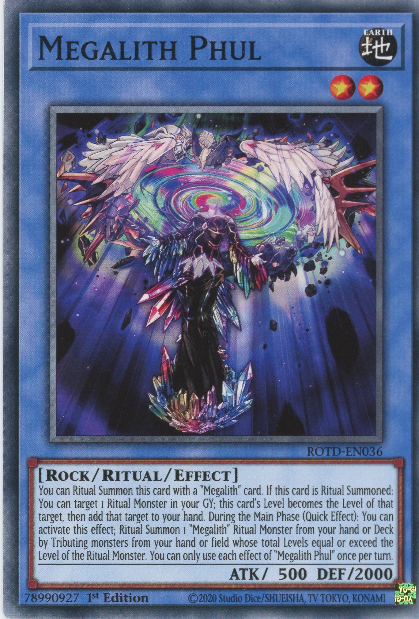 ROTD-EN036 - Megalith Phul - Common - Effect Ritual Monster - Rise of