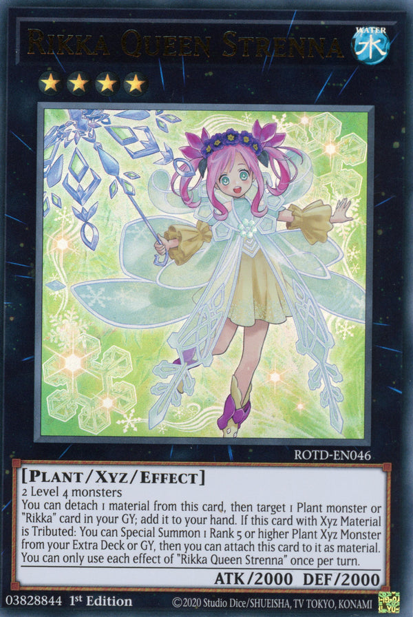 ROTD-EN046 - Rikka Queen Strenna - Ultra Rare - Effect Xyz Monster - Rise of the Duelist