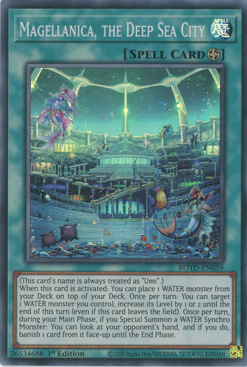 ROTD-EN059 - Magellanica, the Deep Sea City - Super Rare - Rise of the Duelist