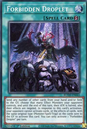 ROTD-EN065 - Forbidden Droplet - Secret Rare - Rise of the Duelist