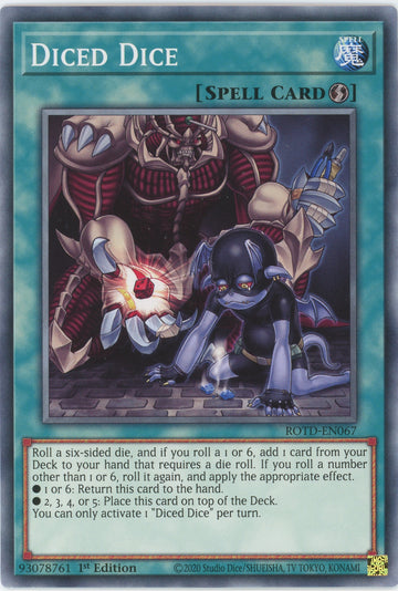 ROTD-EN067 - Diced Dice - Common - Rise of the Duelist