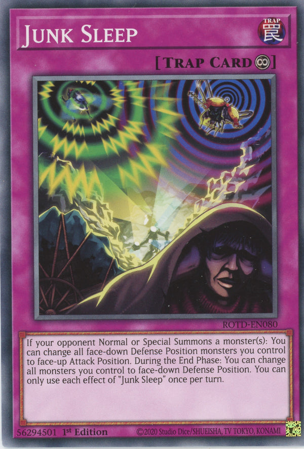 ROTD-EN080 - Junk Sleep - Common - Continuous Trap - Rise of the Duelist