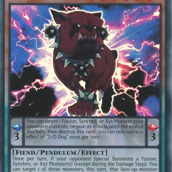 ROTD-EN091 - D/D Dog - Super Rare - Effect Pendulum Monster