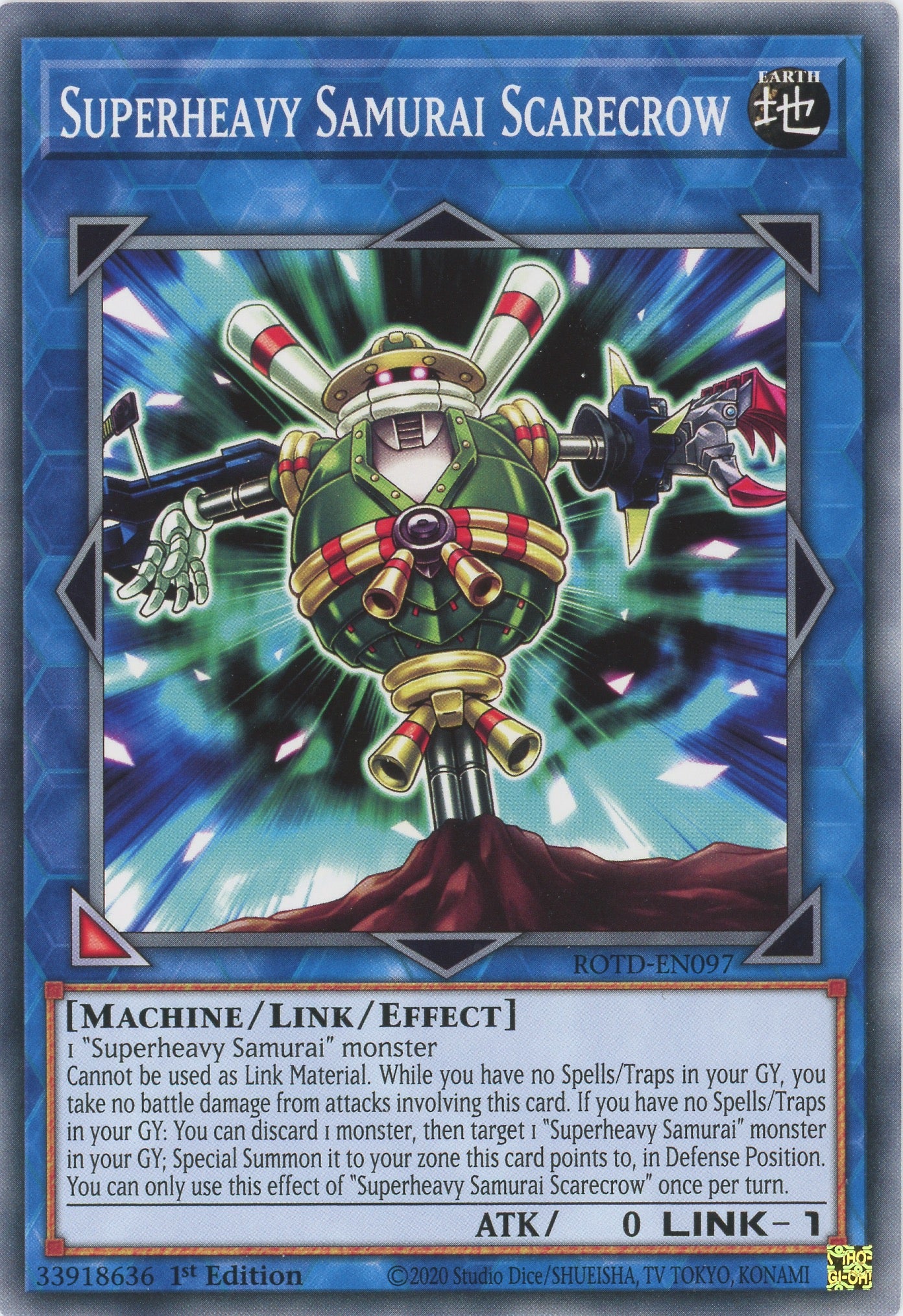 ROTD-EN097 - Superheavy Samurai Scarecrow - Common - Effect Link Monster - Rise of the Duelist