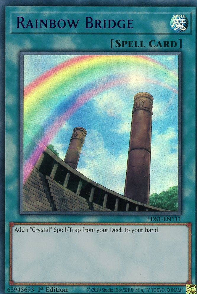 LDS1-EN111 - Rainbow Bridge - Purple Ultra Rare - Normal Spell - Legendary Duelists Season 1