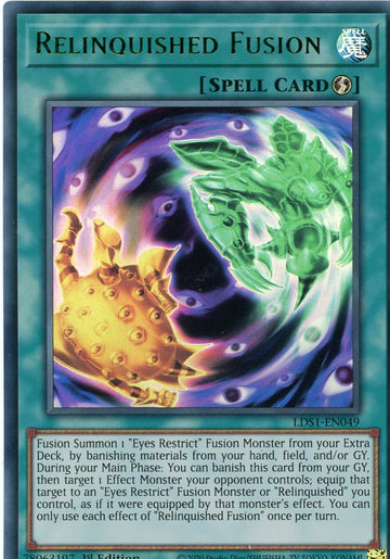 LDS1-EN049 - Relinquished Fusion (Green) - Ultra Rare - Legendary Duelists: Season 1