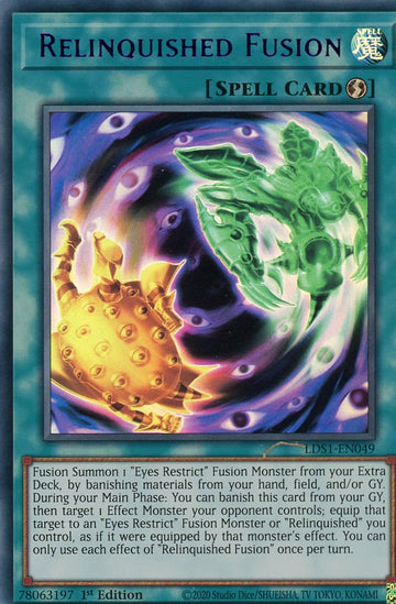 LDS1-EN049 - Relinquished Fusion (Purple) - Ultra Rare - Legendary Duelists: Season 1