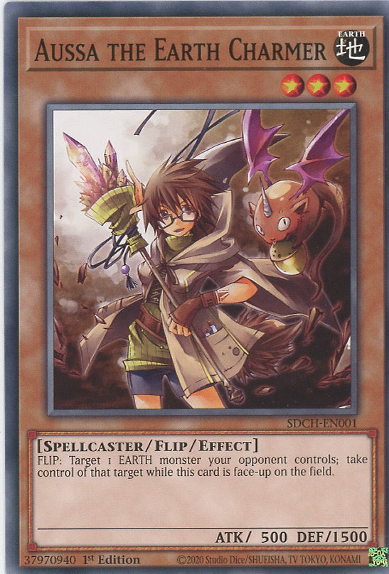 SDCH-EN001 - Aussa the Earth Charmer - Common - Flip monster - Structure Deck Spirit Charmers