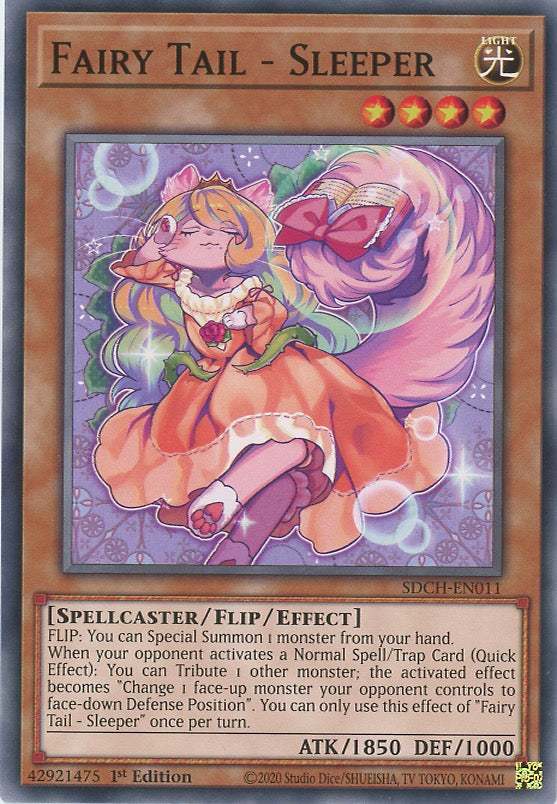 SDCH-EN011 - Fairy Tail - Sleeper - Common - Flip monster - Structure Deck Spirit Charmers