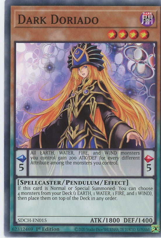 SDCH-EN015 - Dark Doriado - Common - Effect Pendulum Monster - Structure Deck Spirit Charmers