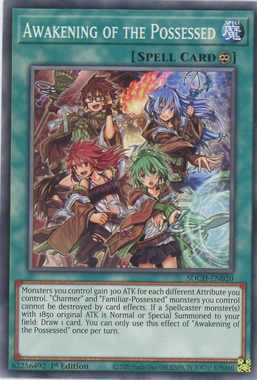 SDCH-EN020 - Awakening of the Possessed - Common - Structure Deck: Spirit Charmers