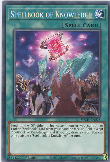 SDCH-EN023 - Spellbook of Knowledge - Common - Structure Deck: Spirit Charmers