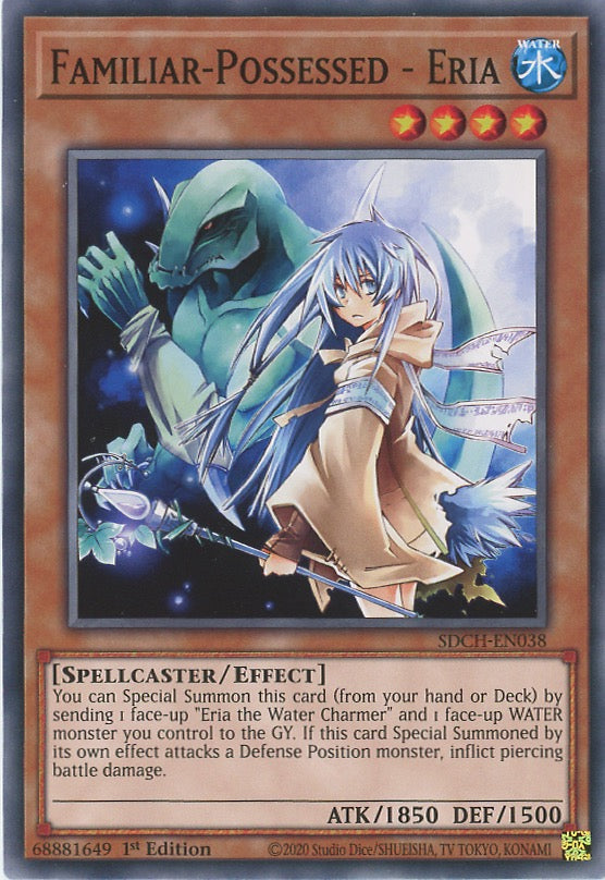 SDCH-EN038 - Familiar-Possessed - Eria - Common - Effect Monster - Structure Deck Spirit Charmers