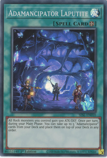 SESL-EN010 - Adamancipator Laputite - Super Rare - Secret Slayers