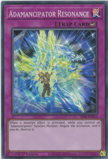 SESL-EN013 - Adamancipator Resonance - Super Rare - Secret Slayers