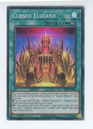 SESL-EN028 - Cursed Eldland - Super Rare - Secret Slayers