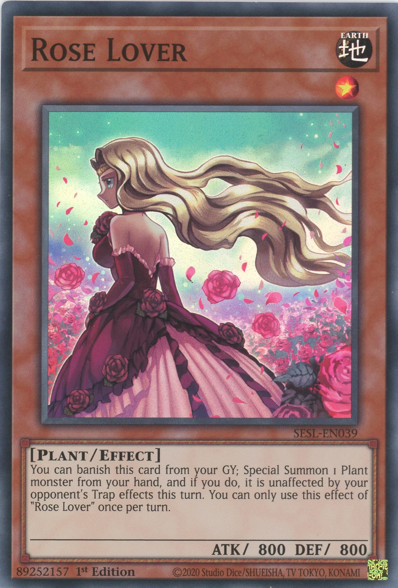 SESL-EN039 - Rose Lover - Super Rare - Effect Monster - Secret Slayers