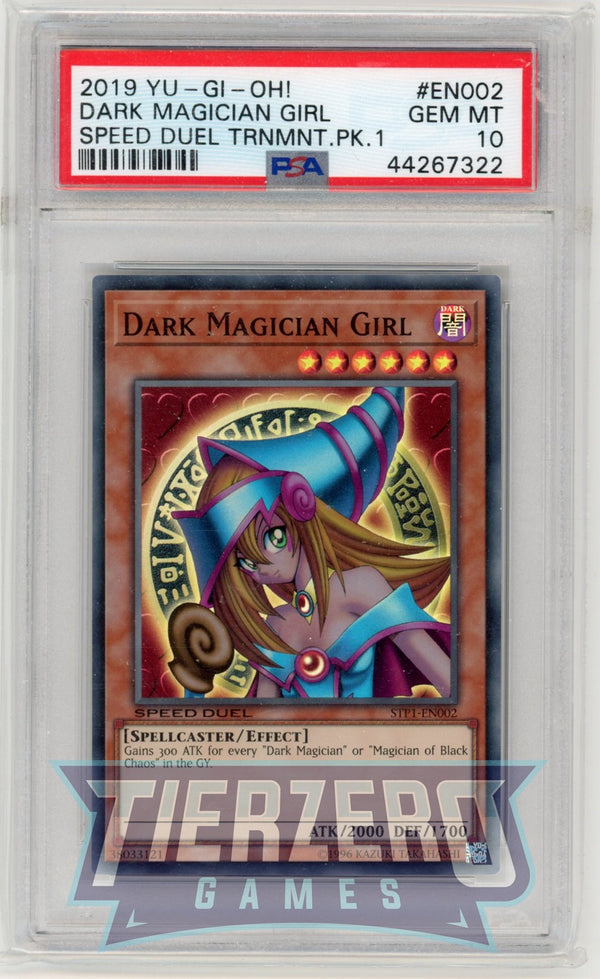 STP1-EN002 - Dark Magician Girl - Super Rare - PSA 10 - B