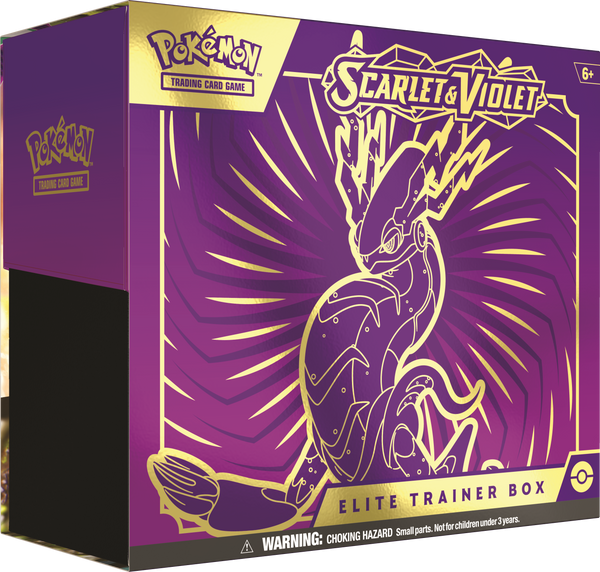Pokemon Scarlet & Violet Elite Trainer Box Miraidon Purple