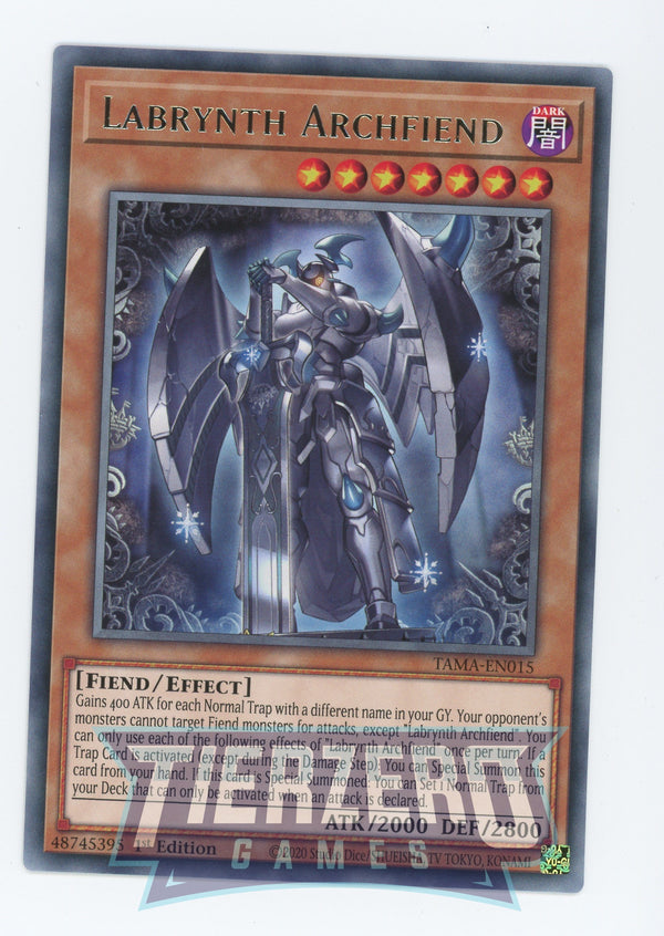 TAMA-EN015 - Labrynth Archfiend - Rare - Effect Monster - Tactical Masters