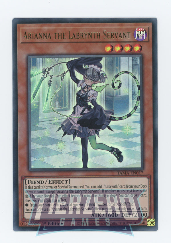 TAMA-EN017 - Arianna the Labrynth Servant - Ultra Rare - Effect Monster - Tactical Masters