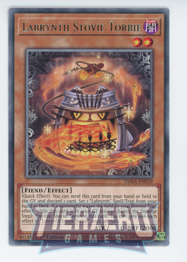 TAMA-EN019 - Labrynth Stovie Torbie - Rare - Effect Monster - Tactical Masters