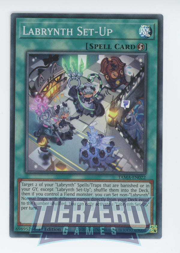 TAMA-EN022 - Labrynth Set-Up - Super Rare - Quick-Play Spell - Tactical Masters