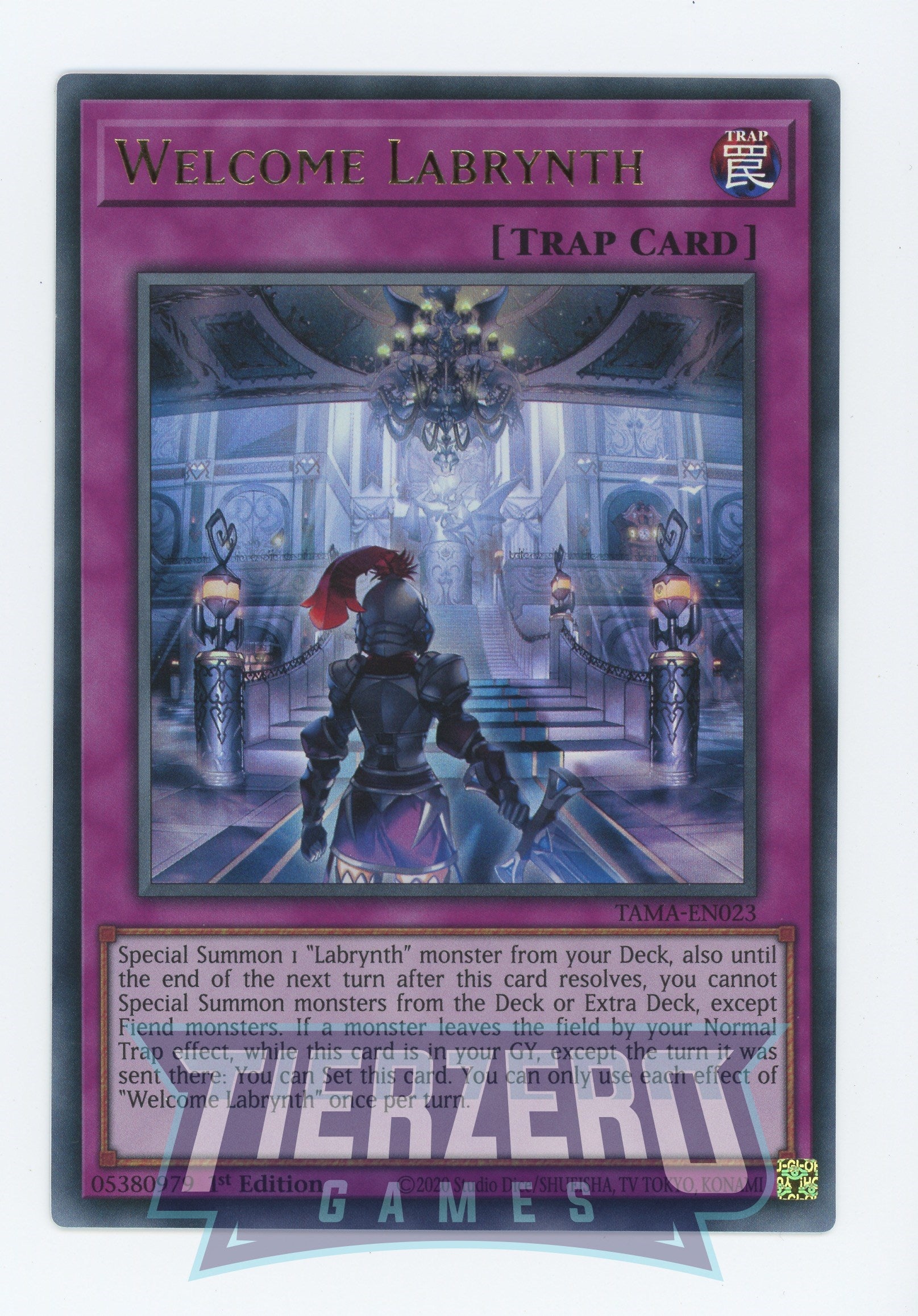 TAMA-EN023 - Welcome Labrynth - Ultra Rare - Normal Trap - Tactical Masters