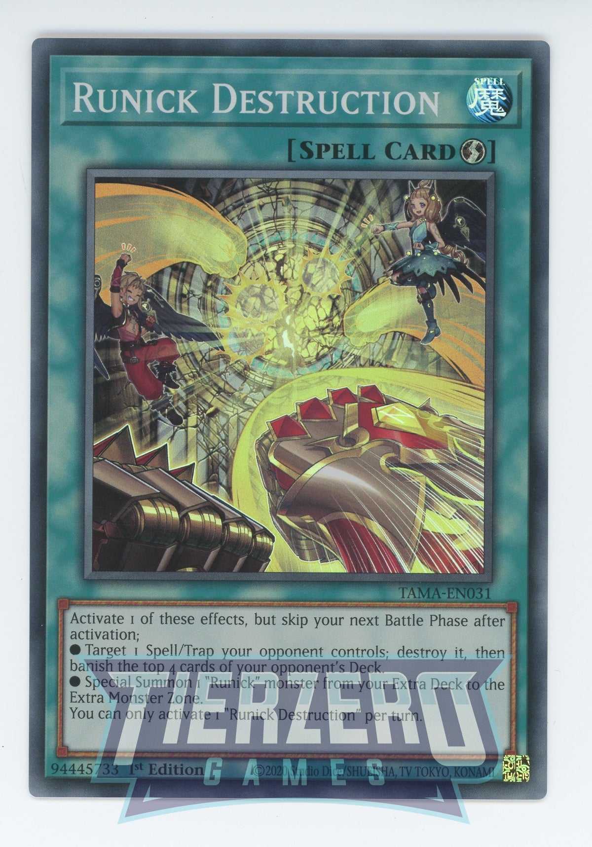 TAMA-EN031 - Runick Destruction - Super Rare