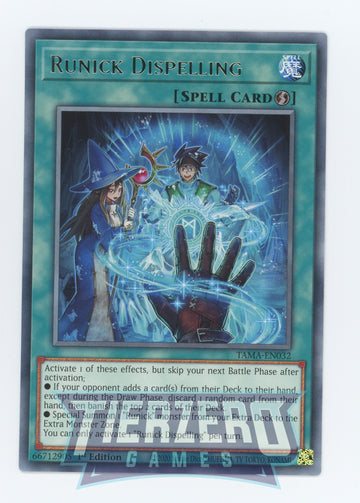 TAMA-EN032 - Runick Dispelling - Rare - Tactical Masters