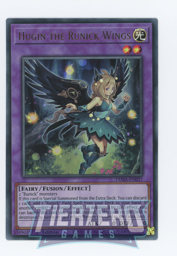TAMA-EN037 - Hugin the Runick Wings - Ultra Rare - Tactical Masters