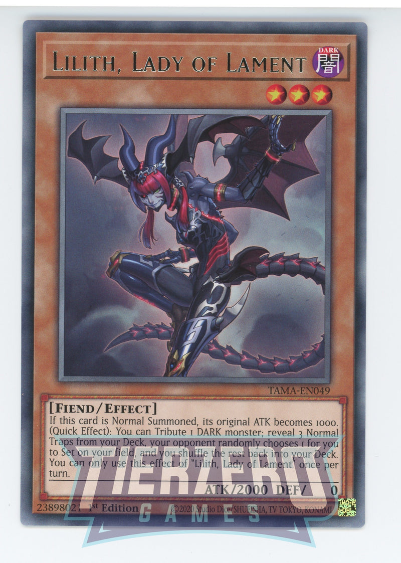 TAMA-EN049 - Lilith, Lady of Lament - Rare - Effect Monster - Tactical Masters