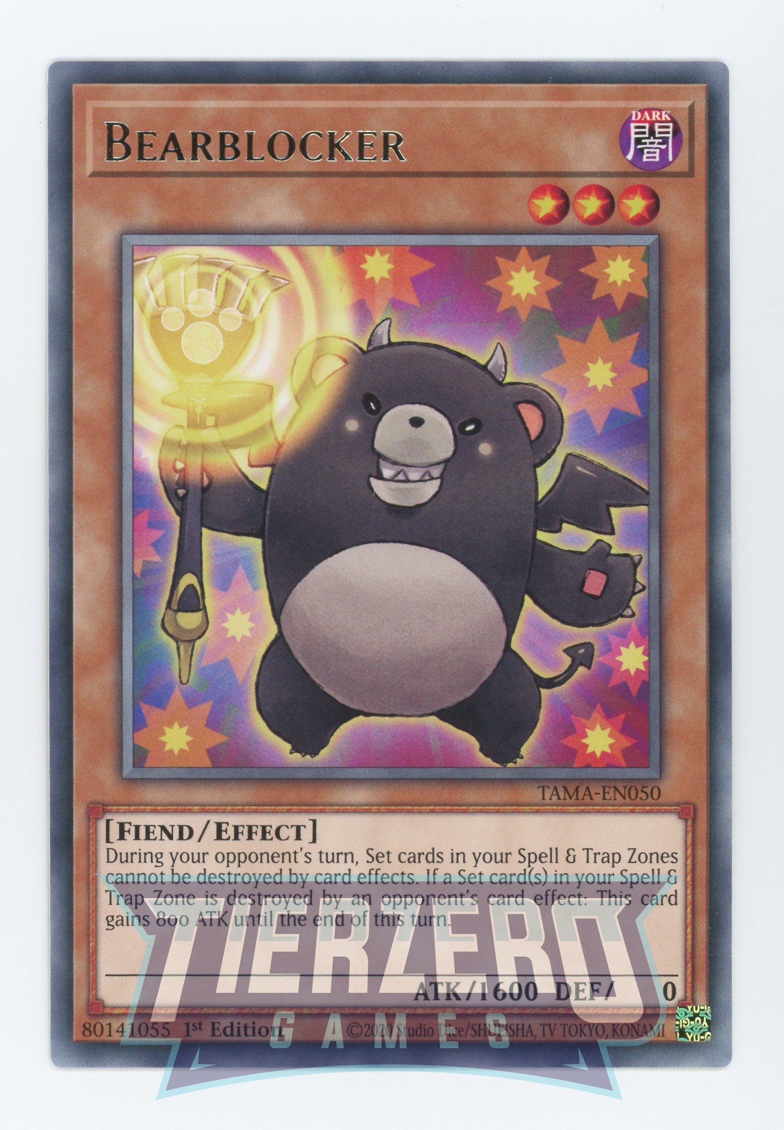 TAMA-EN050 - Bearblocker - Rare - Effect Monster - Tactical Masters