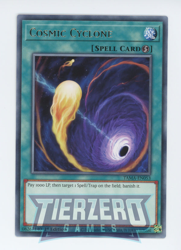 TAMA-EN053 - Cosmic Cyclone - Rare - Quick-Play Spell - Tactical Masters