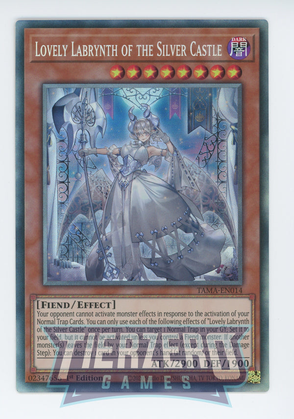 TAMA-EN014 - Lovely Labrynth of the Silver Castle - Collector's Rare - Effect Monster - Tactical Masters