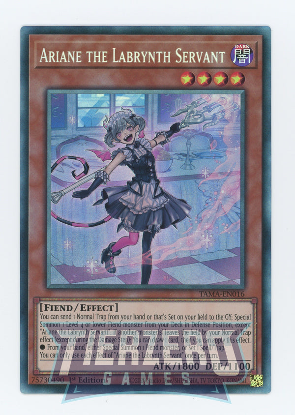TAMA-EN016 - Ariane the Labrynth Servant - Collector's Rare - Effect Monster - Tactical Masters
