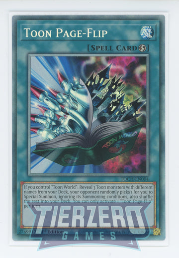 TOCH-EN004 - Toon Page-Flip - Collector's Rare - Toon Chaos - 1st Edition