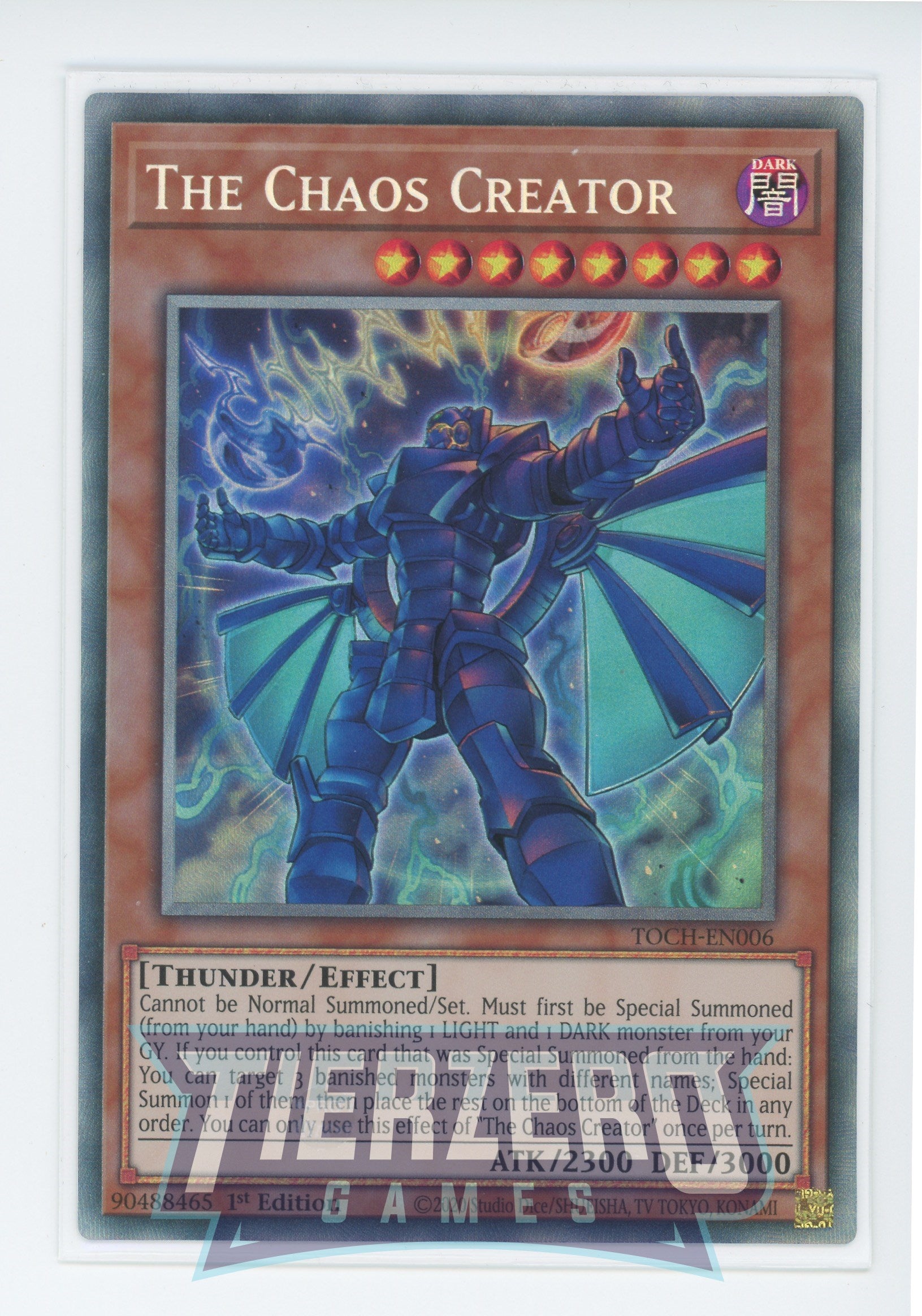 TOCH-EN006 - The Chaos Creator - Collectors Rare - Effect Monster - Toon Chaos 1st edition