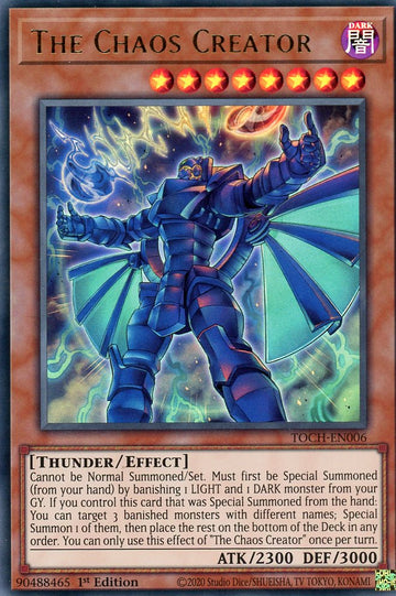 TOCH-EN006 - The Chaos Creator - Ultra Rare - Toon Chaos - 1st Edition